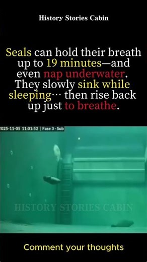 Seals Sleep Underwater… and Come Back Up to Breathe