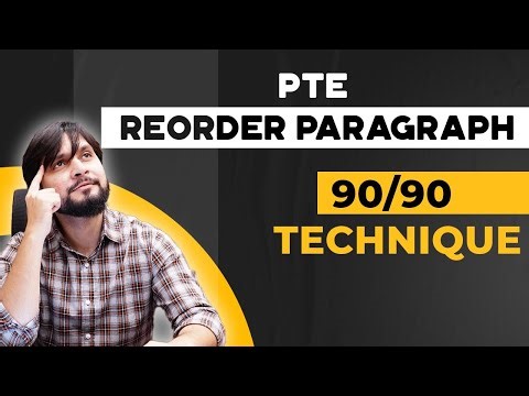 PTE Made Easy | PTE Reading | PTE Reorder Paragraph Tips & Tricks For 90/90