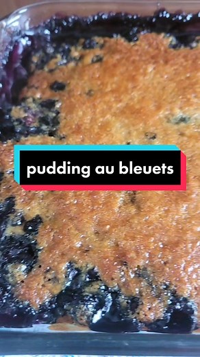 Délicieux dessert aux bleuets fait maison!