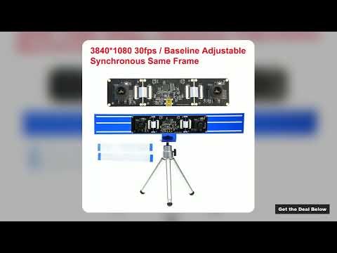 GXIVISION 4MP USB Camera Module 1080P Dual Lens Synchronous,3840x1080 30fps,Baseline Adjustable,3D S