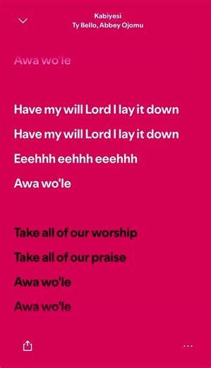 Kabiyesi by Ty Bello, Abbey Ojomu Kabiyesi by Ty Bello, Abbey Ojomu lyrics Ty Bello, Abbey Ojomu- Kabiyesi lyrics #christiantok #fyppp #gospelmusic #worshipsong #christian