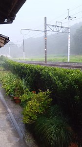 136 reactions | #japan #railway #伯備線 #自宅玄関前シリーズ #ゲリラ豪雨 #湯上寿昭 | 湯上寿昭 | Facebook