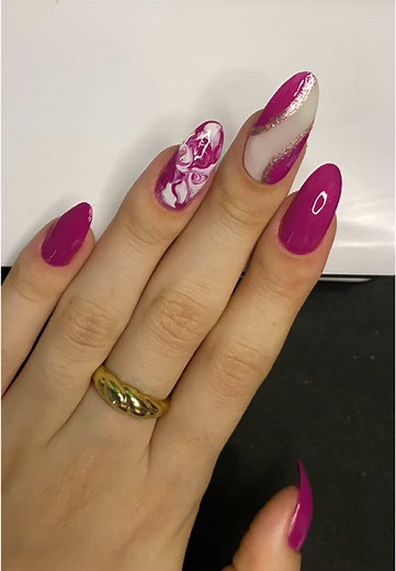 @unhasda_alyce 🩷 #unha #nails #unhas #nail #insponails #nailtutorial #inspiracaodeunhas #esmaltação
