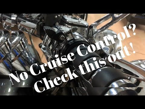 Harley Davidson Fatboy No Cruise Control?? How About a Motorcycle Throttle Lock?