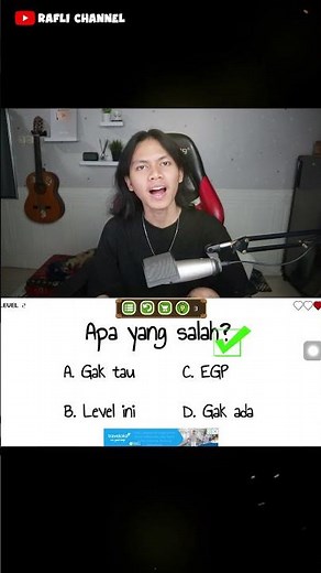 Melatih OTAK dan INGATAN di game ini ! Quiz Parampaa (Part 1) #shorts
