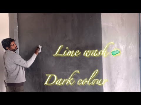 lime wash paint tutorial🗣️how to apply limewash👉DIY Lime Wash Paint