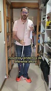 Telescopic cane for the blind, retractable, extendable, guide cane, visual impairment, low vision