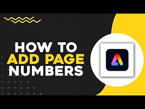 How To Add Page Numbers in Adobe Express (Quick & Easy)