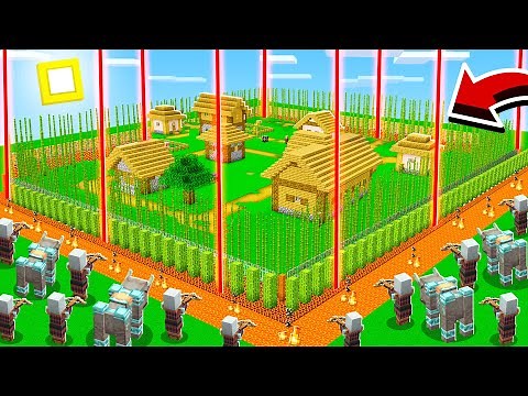 8 WAYS TO DEFEND A VILLAGE IN MINECRAFT 1.16