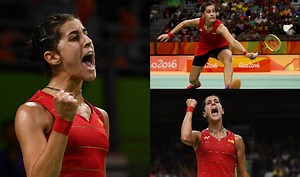 Watch video highlights of PV Sindhu vs Carolina Marin encounter!