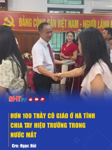 Thầy Nguyễn Văn Quang nhận QĐ làm Hiệu trưởng Trường THPT Cẩm Xuyên
