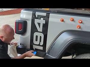 Transforming This Jeep Gladiator with Epic 1941 Vinyl Decals! You Won't Believe the Makeover!