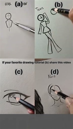 How to draw✏️ different tricks✨#art #howtodraw #sketch #tutorial #drawing #fyp #fypシ