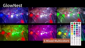 LED Globe String Lights - 19.7ft USB Color Changing Twinkle Lights with Remote for Indoor, Classroom, Halloween, Room, Christmas