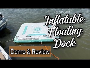 We ditched our aqua lily pad for this inflatable floating dock by FB Sport. See the demo & review!