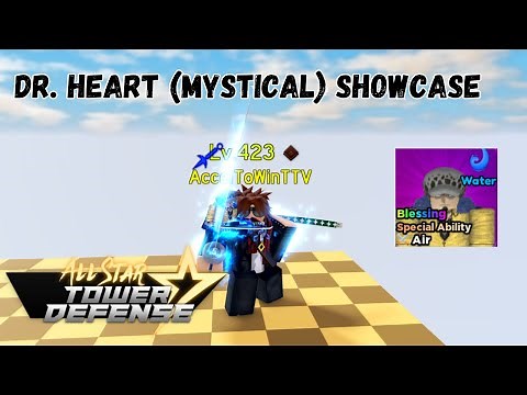 Dr Heart (Mystical) Showcase (Trafalgar Law One Piece) All Star Tower Defense ASTD Roblox