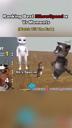 Ranking Best IShowSpeed x Vr Moments