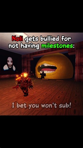 Noli gets bullied for not having milestones😭😭|| #roblox #forsaken #fyp