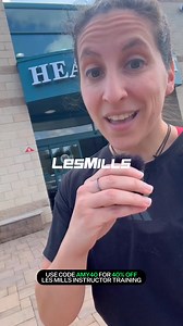 Get 40% off Initial and Advanced Les Mills Instructor Training. Use Code: AMY40. | Les Mills