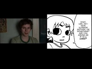 Scott Pilgrim Movie and Comic Comparison