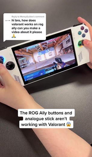 Troubleshooting ROG Ally for Valorant | Controller Issues