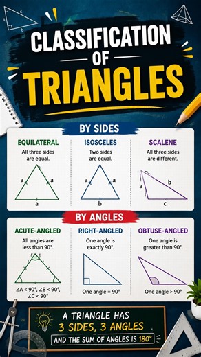 Classification of Triangles | Types of Triangles Explained | Geometry Basics