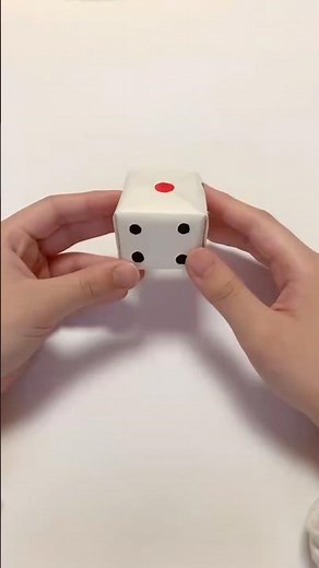 【折り紙】サイコロの作り方🎲#折り紙 #origami #ものづくり #手作り工作