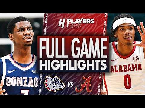 Gonzaga vs Alabama - FULL GAME HIGHLIGHTS | November 24, 2025 Players Era Tournament
