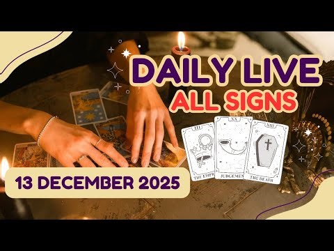 All signs (Aries-Pisces) energy check-ins | Daily live | 13 December 2025 🧿✨