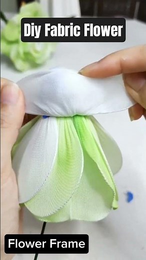 How to Make a Beautiful Light Green Rose from Silk Fiber | Find Out Easy DIY Flower Tutorial #DIY