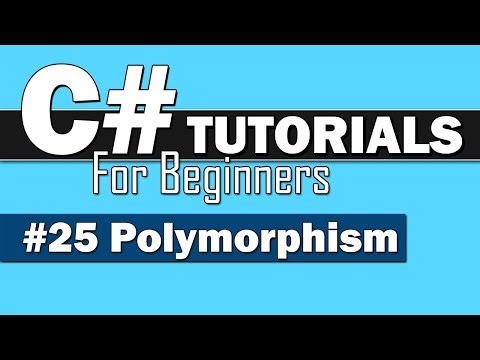 C# Tutorial for Beginners #25 - Inheritance Part 2 - Polymorphism