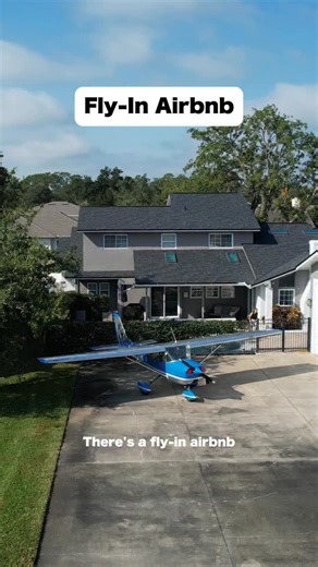 Fly Me to the Fun™ on Instagram: "Fly-in Airbnbs are a thing! 🛬🏠 #aviation #flying #pilot"