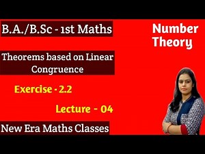 #congruence #number_theory #new_era_maths_classes #linear_congruence B.A./B.Sc 1st year maths