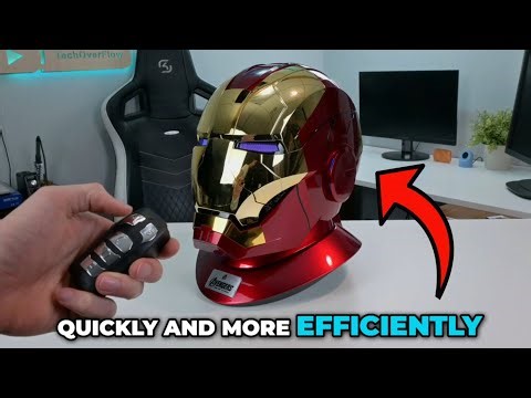 Iron Man Helmet B Button: Fast Open & Close Demo