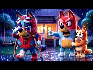 Bluey & Bingo Silly Home Adventure! 🤖😂 Robot Vacuum Cleaner Monster! | Bluey Funny Animation