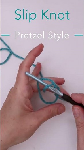 How to Make Slip Knot for Crochet Pretzel Style