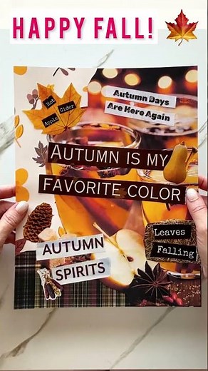 4 Fall Collage Ideas: Autumn Inspiration