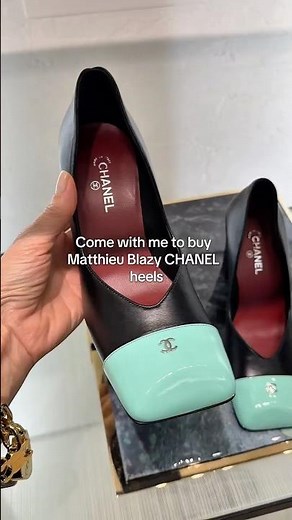 New Chanel heels from Matthieu Blazy collection #chanel #chanelheels #chanelshoes #matthieublazy