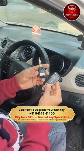 CITY LOCK SIKAR on Instagram: "🔐 Your Car Deserves More Than Just a Key 🚗 Sleek design, smart functionality, and a premium finish — upgrade your drive with precision-crafted flip car keys that combine style with everyday convenience. At City Lock Sikar – Trusted Key Specialists, we transform ordinary keys into smart companions. Flip key programming | Duplication | Smart key solutions — all under one roof. 📍 Professional • Reliable • Fast 📞 Call / WhatsApp: +91 94145 41400 ✨ Upgrade your key.