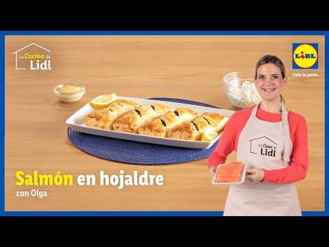 Salmon in puff pastry with spinach 🐟 | Fish recipes | Lidl Spain