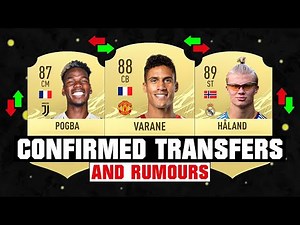 FIFA 22 | NEW CONFIRMED TRANSFERS & RUMOURS! 🤪🔥 ft. Varane, Pogba, Haaland... etc