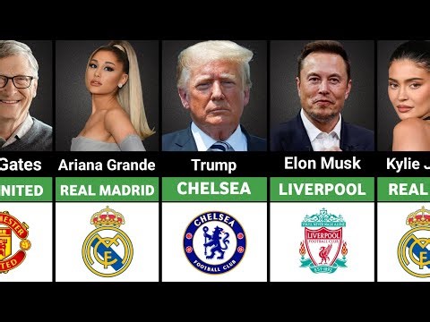 Famous Celebrities and Their Favorite Soccer Teams ⚽ | Top Celebrity Football Fans