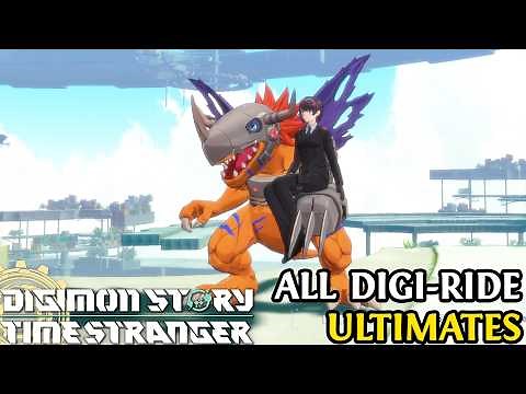 All Digi-Ride Ultimate Digimon in Digimon Story Time Stranger | Mounts | Rideable