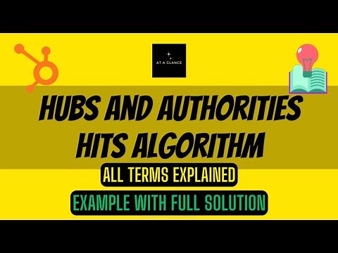 Hubs and Authorities | HITS Algorithm | Big Data Analytics | #bigdata #hits