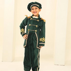 Green Prince Charming Costume: Velvet Royal Outfit, Cake Smash Photoshoot - Etsy