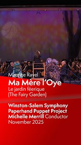 3.1K views · 42 reactions | Relive November's beautiful collaboration with Paperhand Puppet Project in Ravel's "Mother Goose" ballet. Enjoy this clip, from "The Fairy Garden" finale—recently hailed by The New York Times as "the most magical, moving four minutes in music"—then view all 4 minutes at symp.ws/garden | Winston-Salem Symphony | Facebook