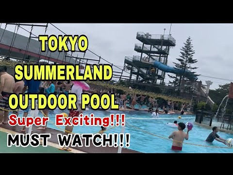 Tokyo Summerland, the Best Amusement Park in Japan | So Amazing Water Adventure