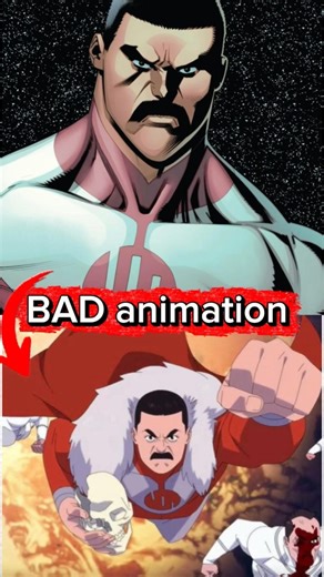Why Invincible animation quality is so Bad?😭🤔|#shorts#fyp #invincible#markgrayson #thragg#viltrumite