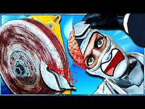 HE SLIPPED I SWEAR! Mega Grinder Head Experiments In Hard Bullet VR!