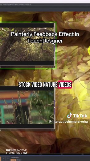 Create a Painterly Effect Using Feedback Loops in TouchDesigner